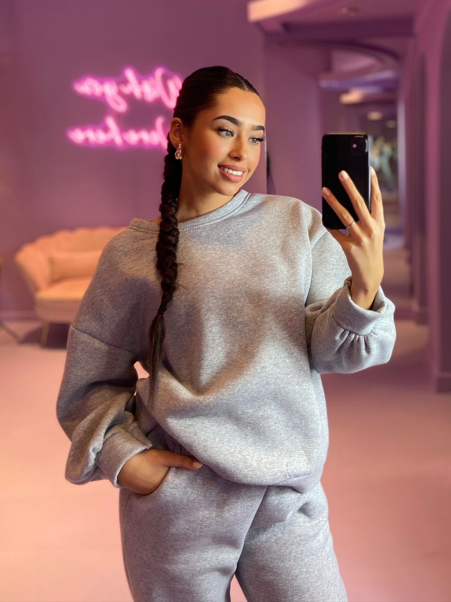 Jogging Oversized Tracksuit Grijs