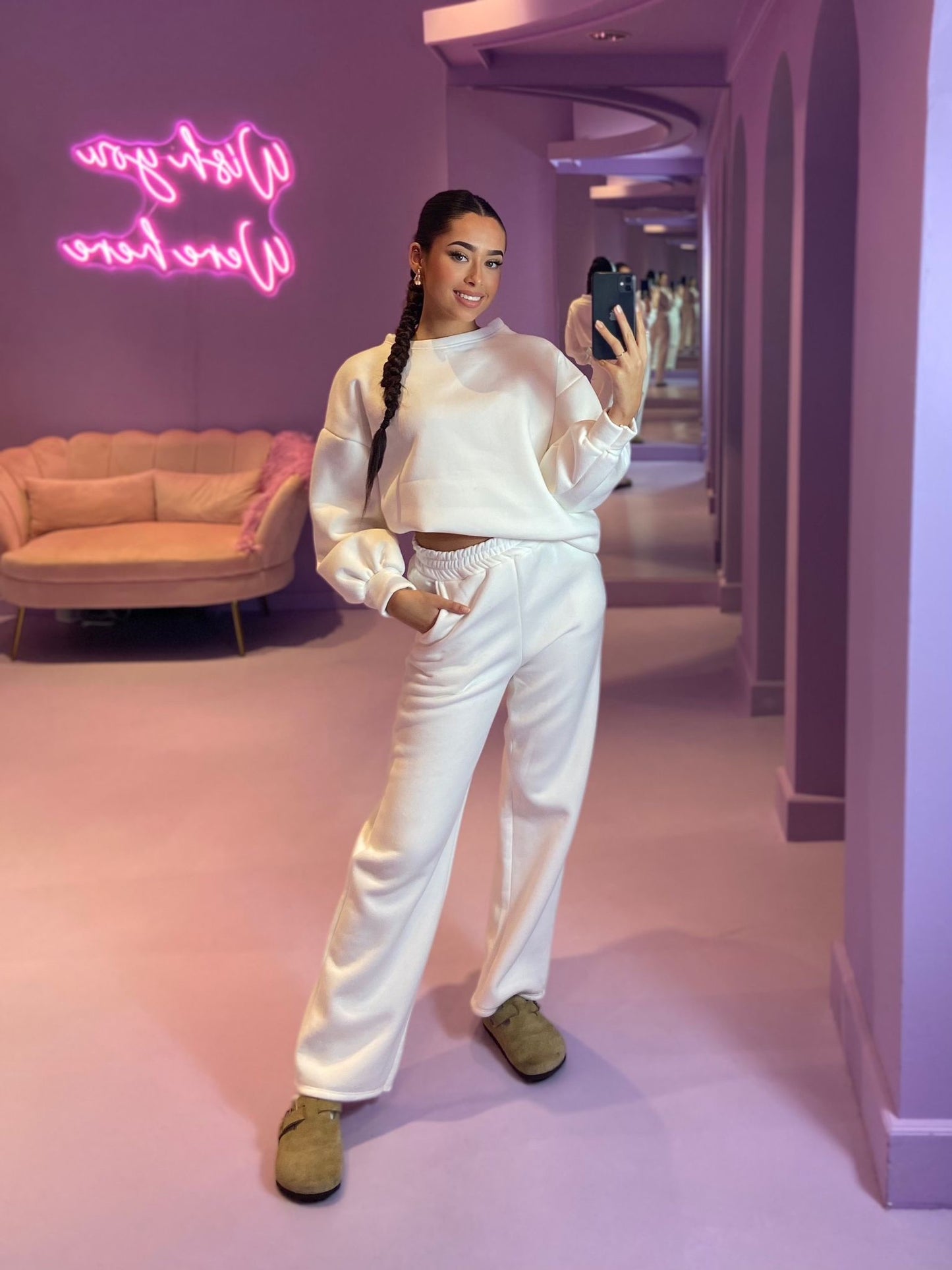 Jogging Oversized Tracksuit Wit