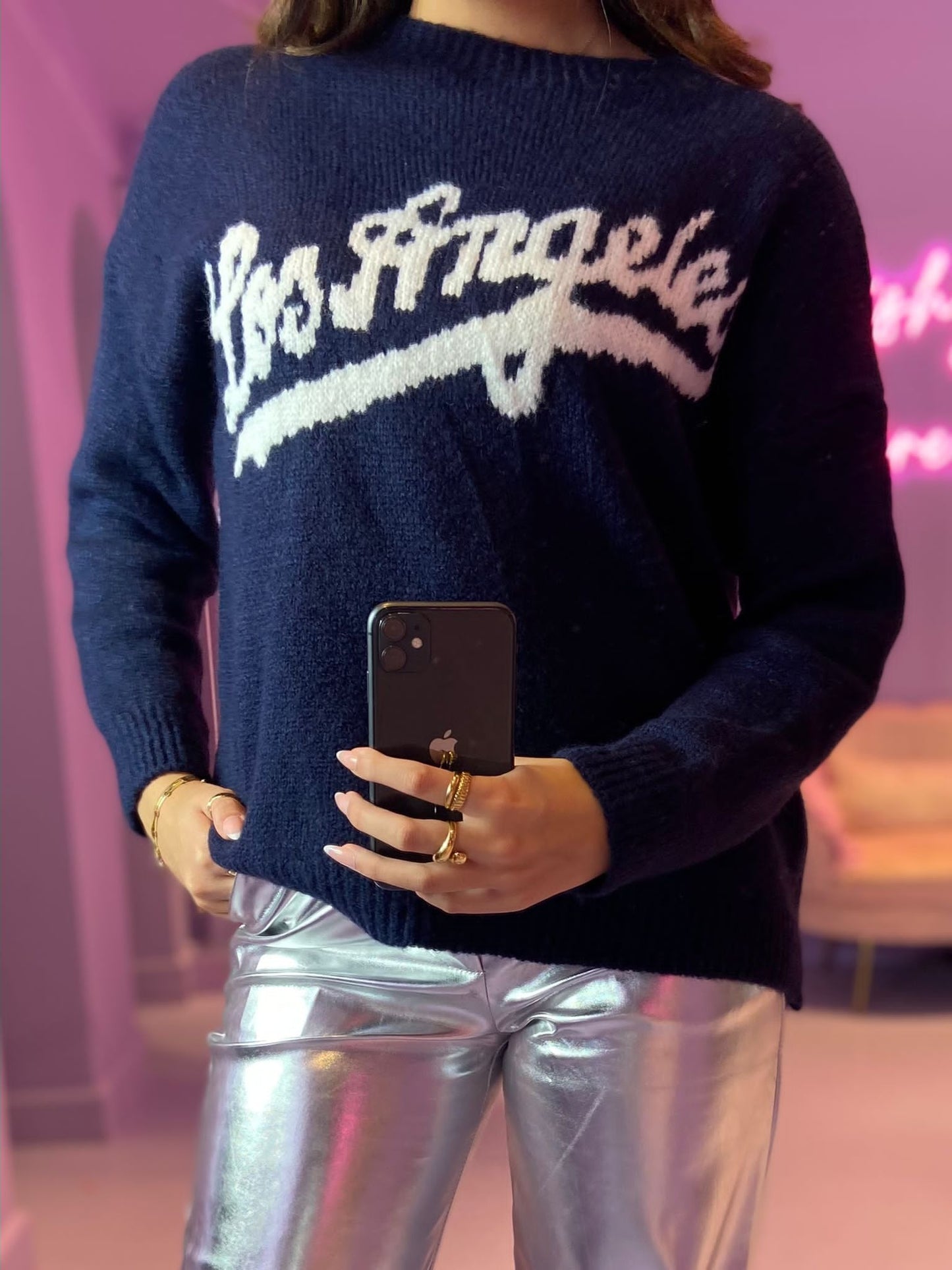 LA Sweater Navy