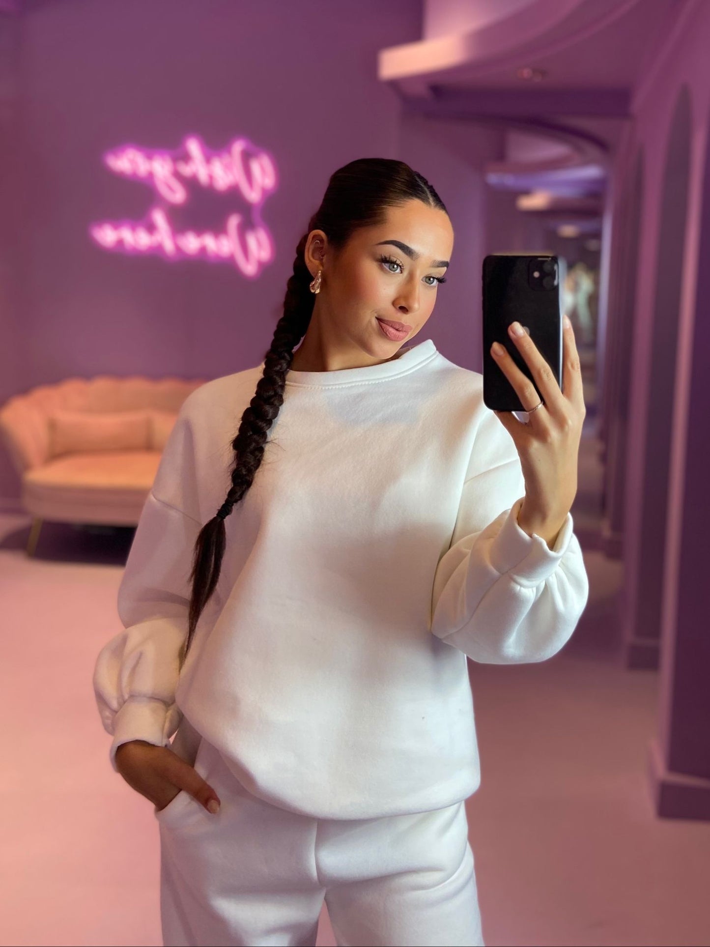 Jogging Oversized Tracksuit Wit