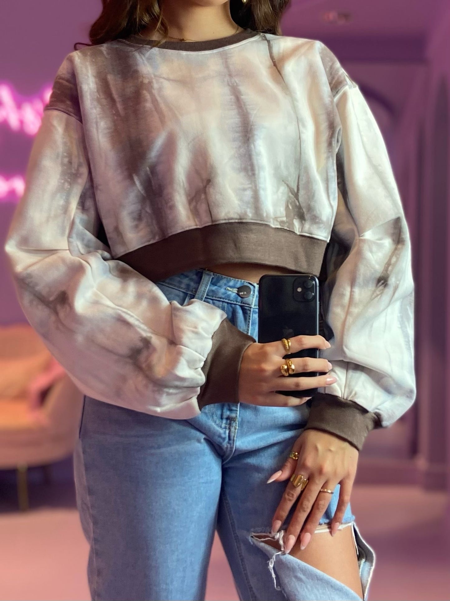 Bria Cropped Sweater