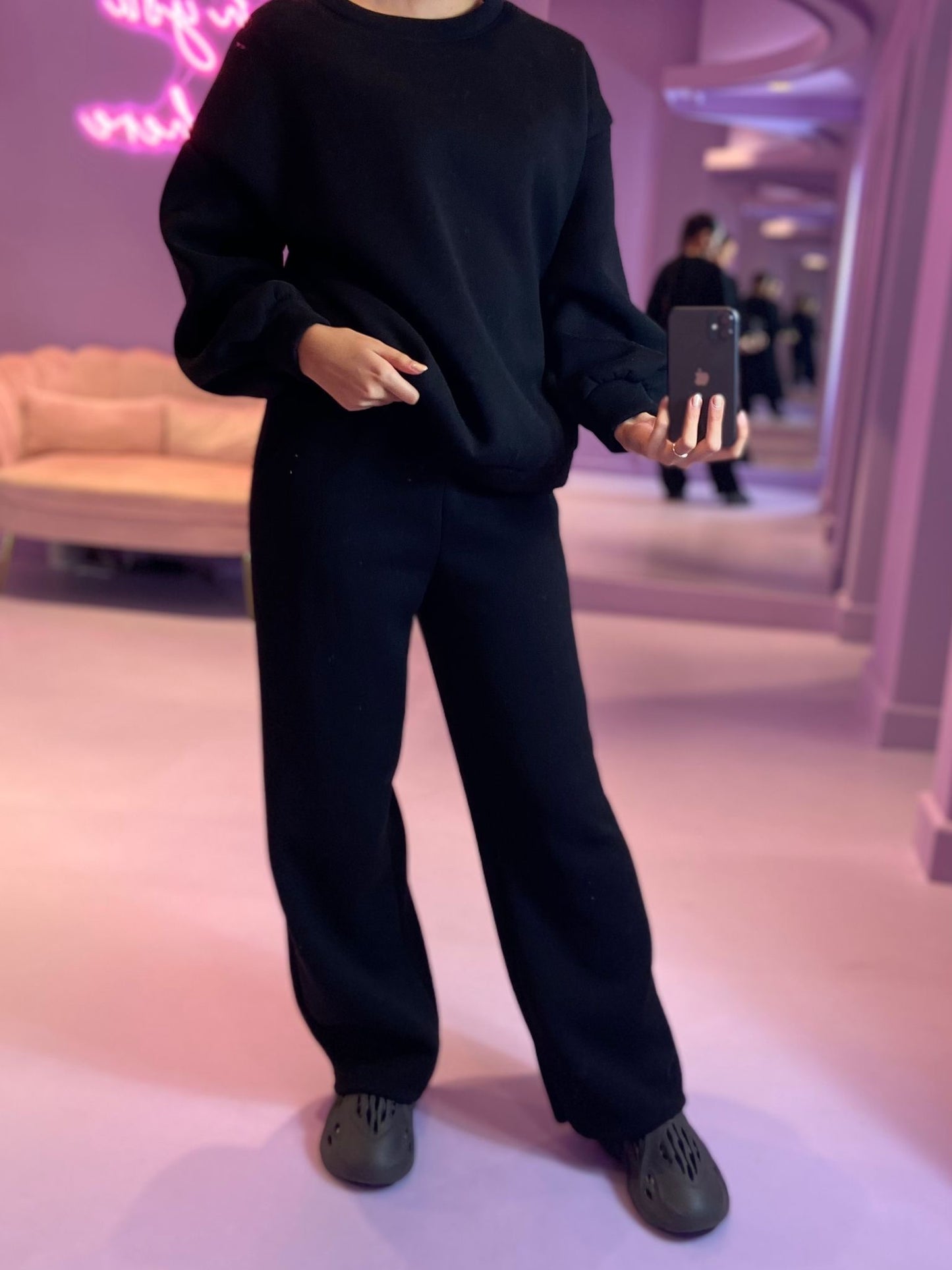 Jogging Oversized Tracksuit Zwart