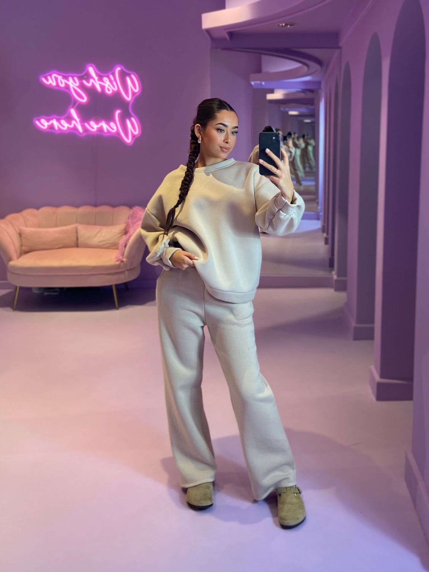 Jogging Oversized Tracksuit Beige