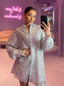 Shimmer Blouse Dress