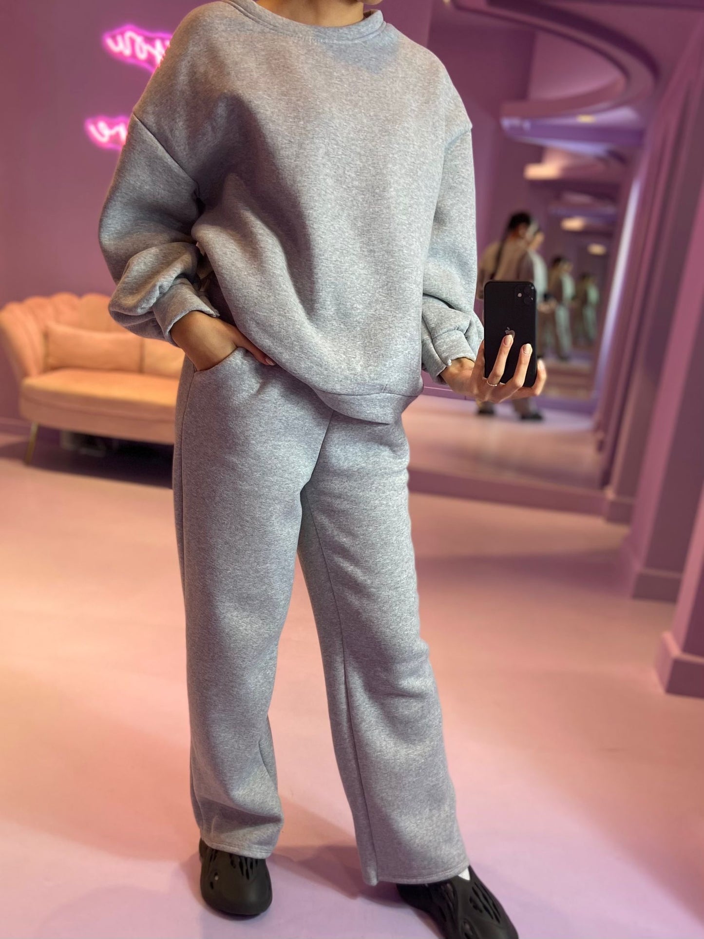 Jogging Oversized Tracksuit Grijs