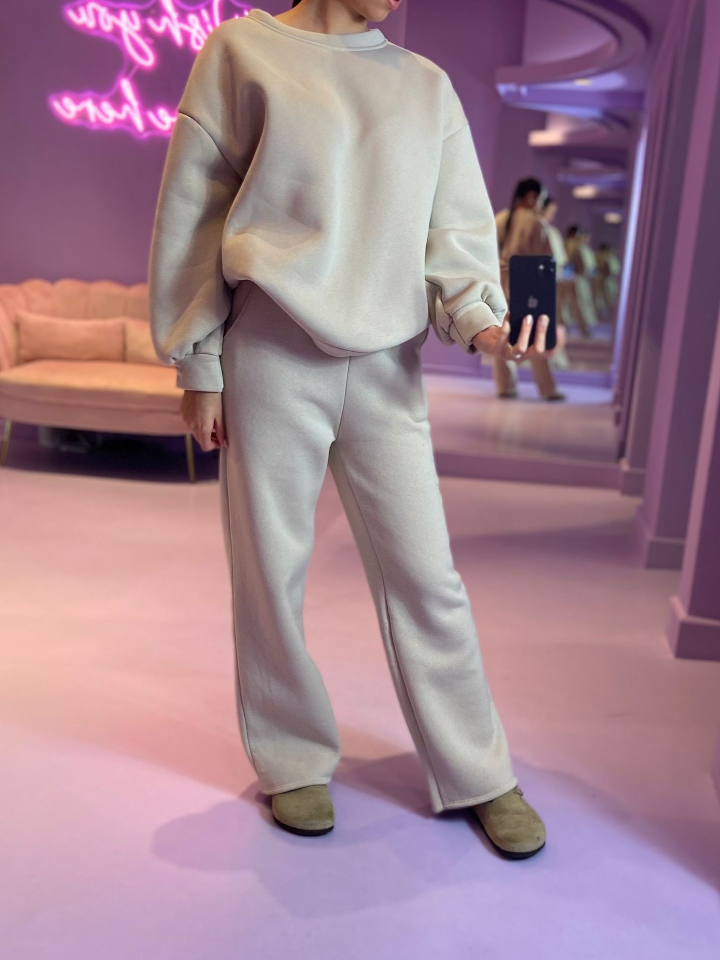 Jogging Oversized Tracksuit Beige