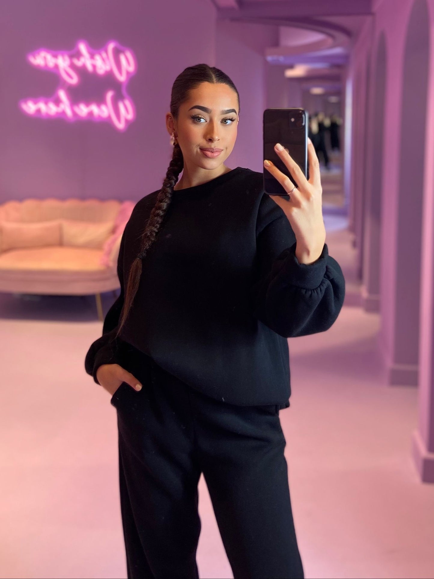 Jogging Oversized Tracksuit Zwart