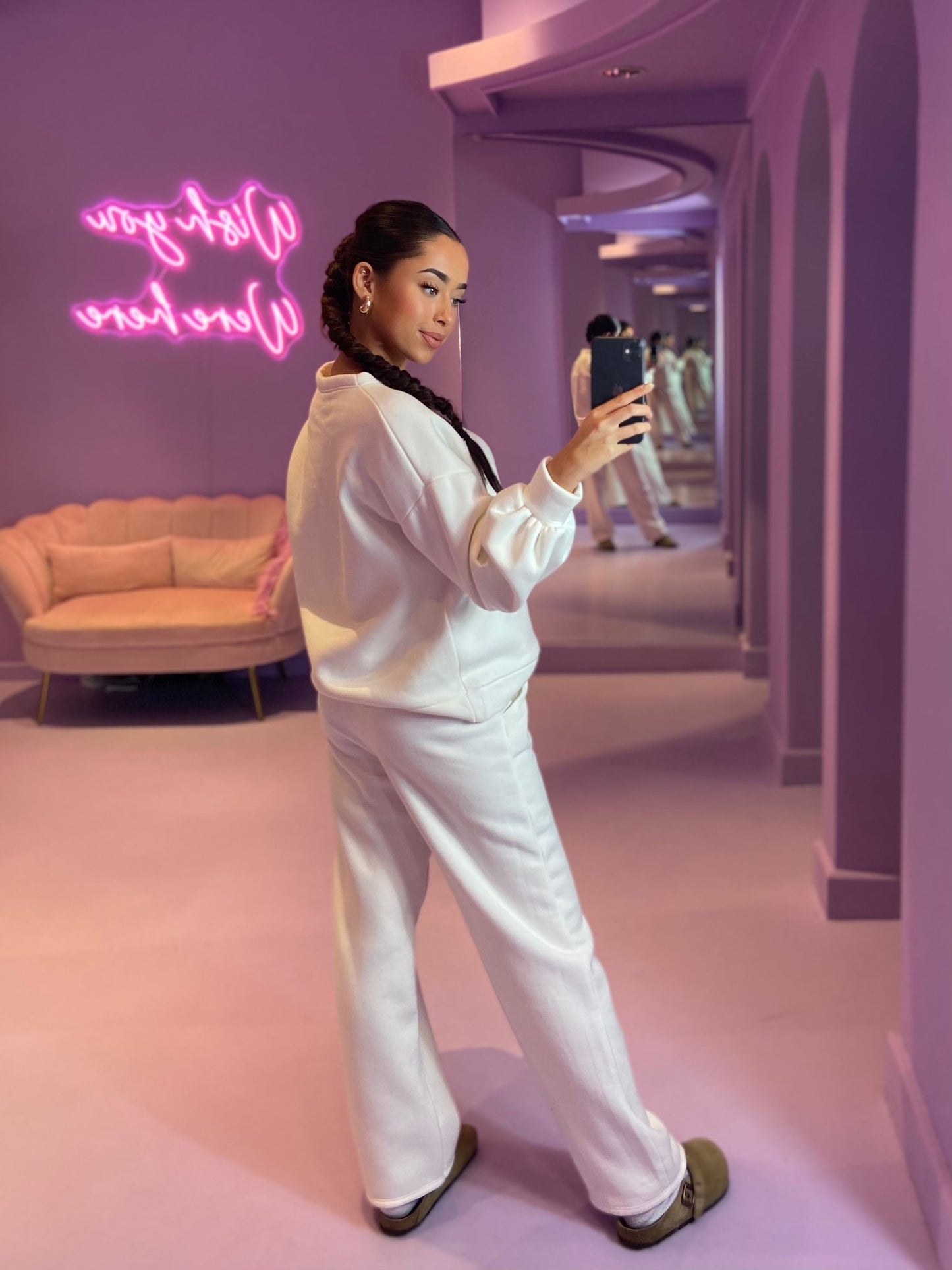 Jogging Oversized Tracksuit Wit