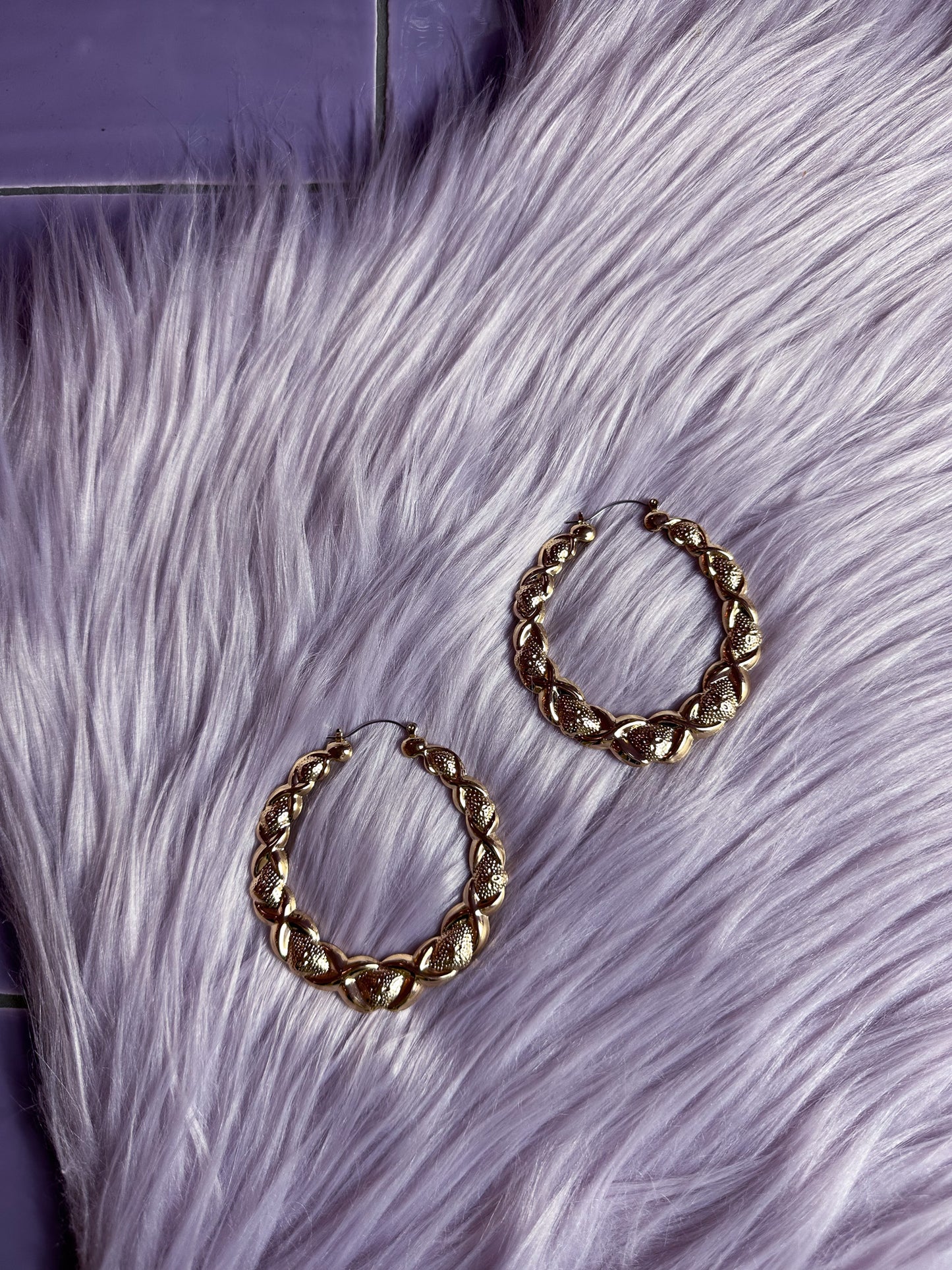 Chunky Hoops Earrings