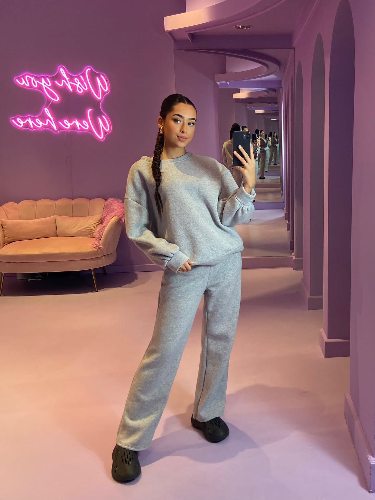 Jogging Oversized Tracksuit Grijs