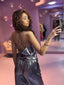 Myrna Metallic Top