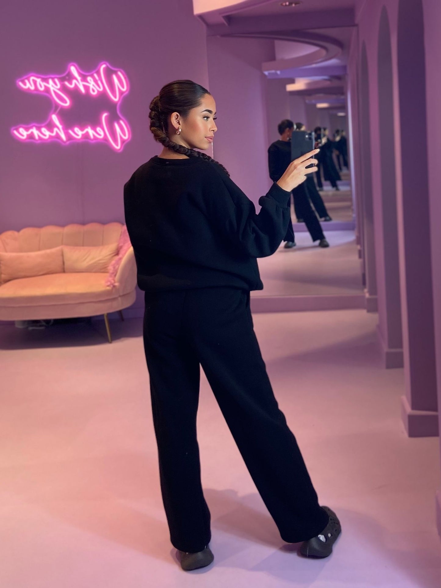 Jogging Oversized Tracksuit Zwart