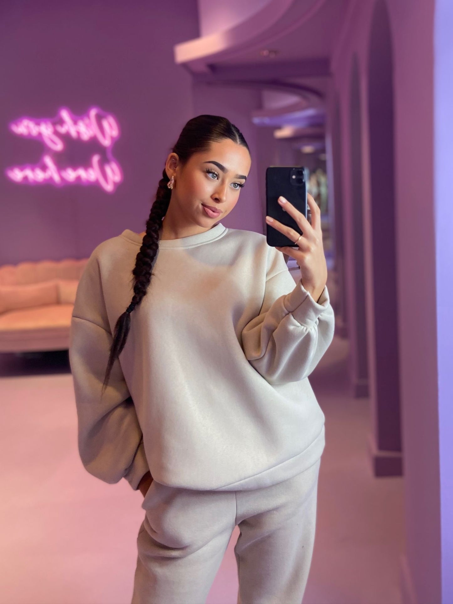 Jogging Oversized Tracksuit Beige