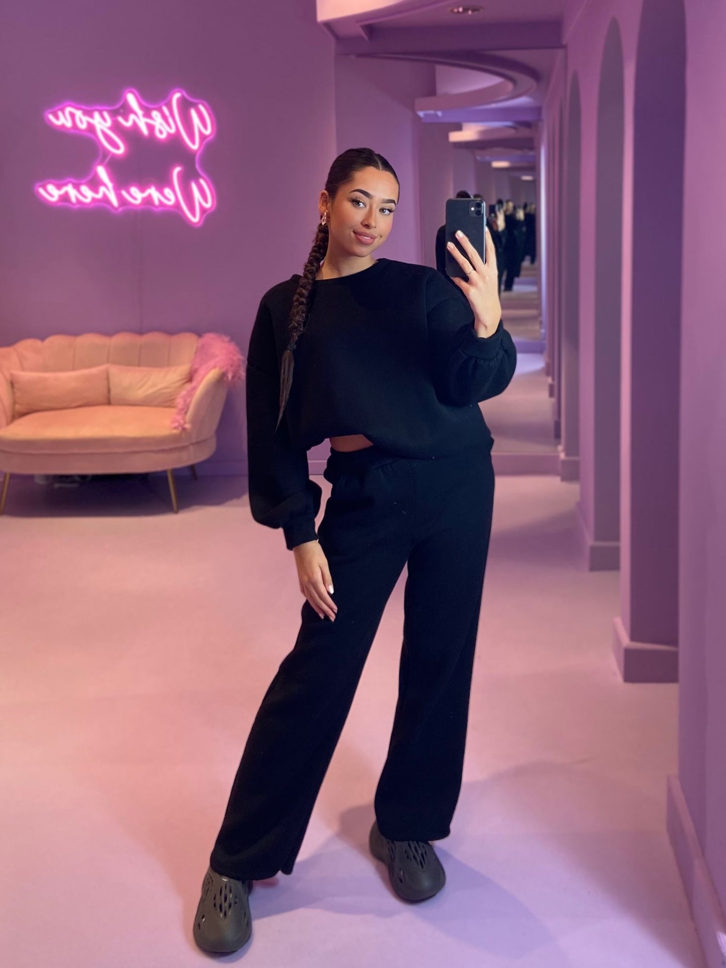 Jogging Oversized Tracksuit Zwart