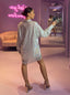 Shimmer Blouse Dress