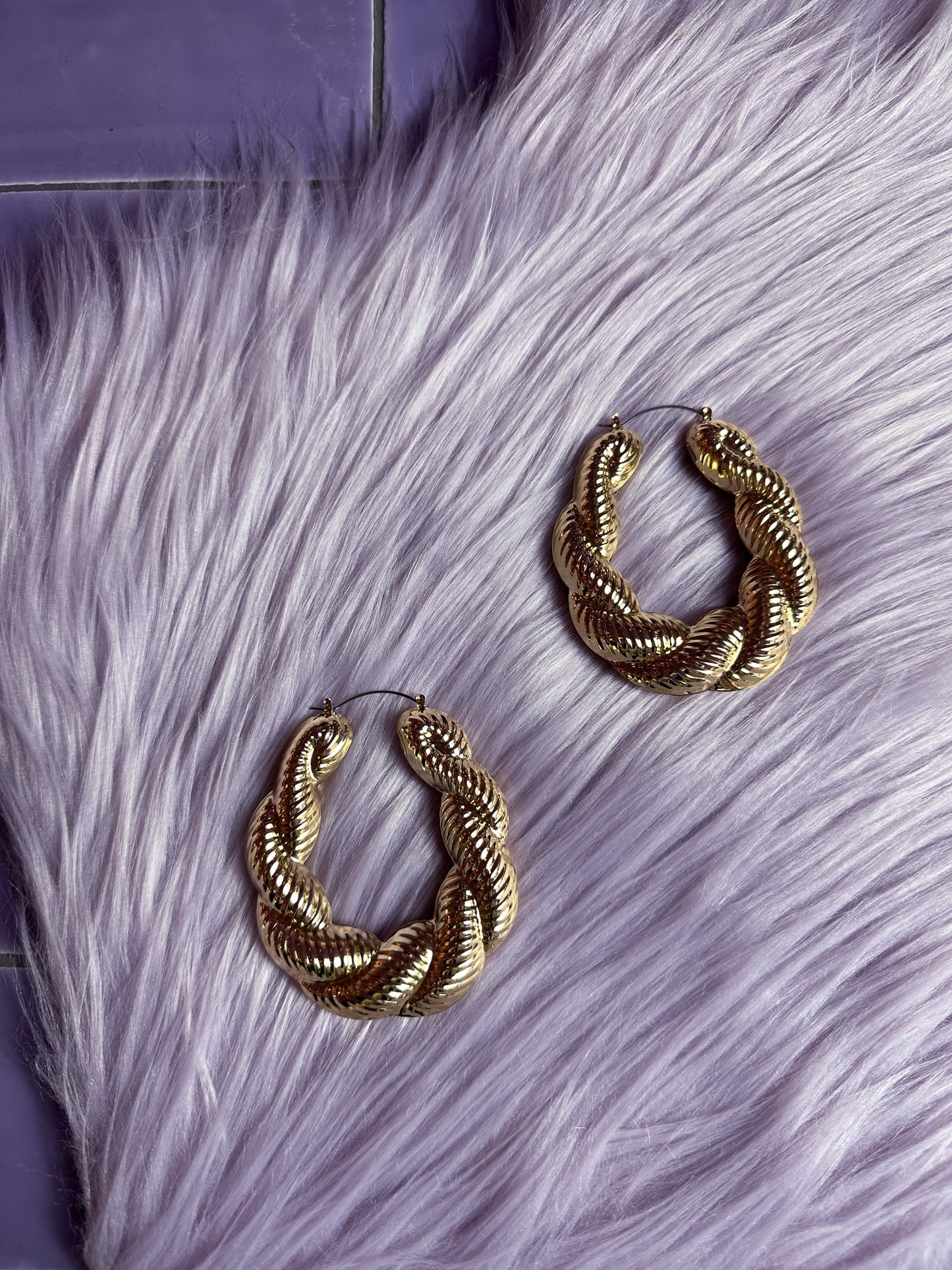 Twist Hoops Earrings