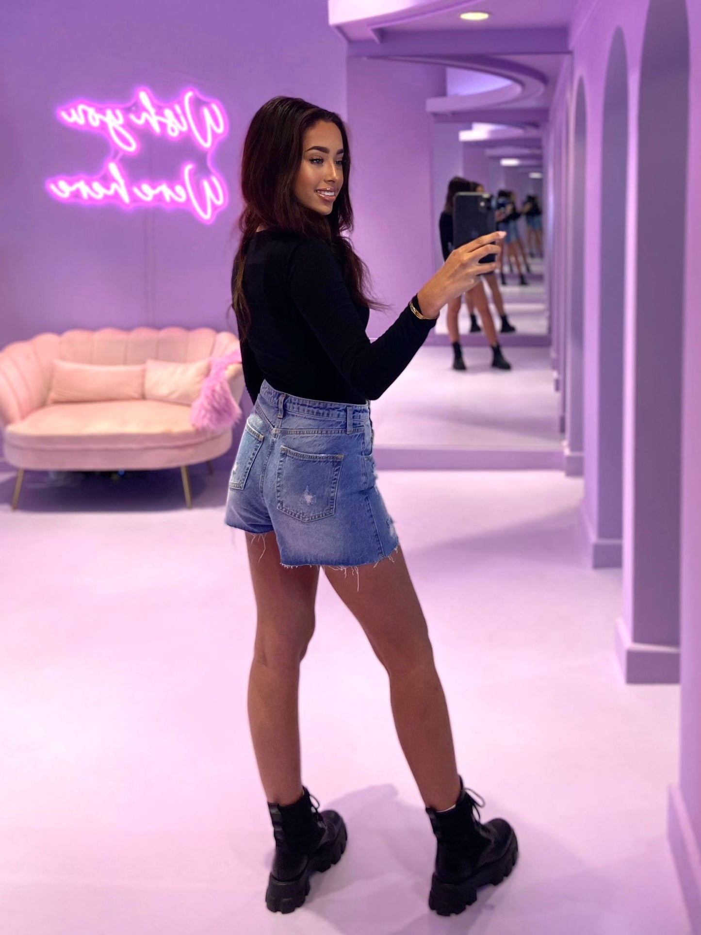 Siara Denim Skort