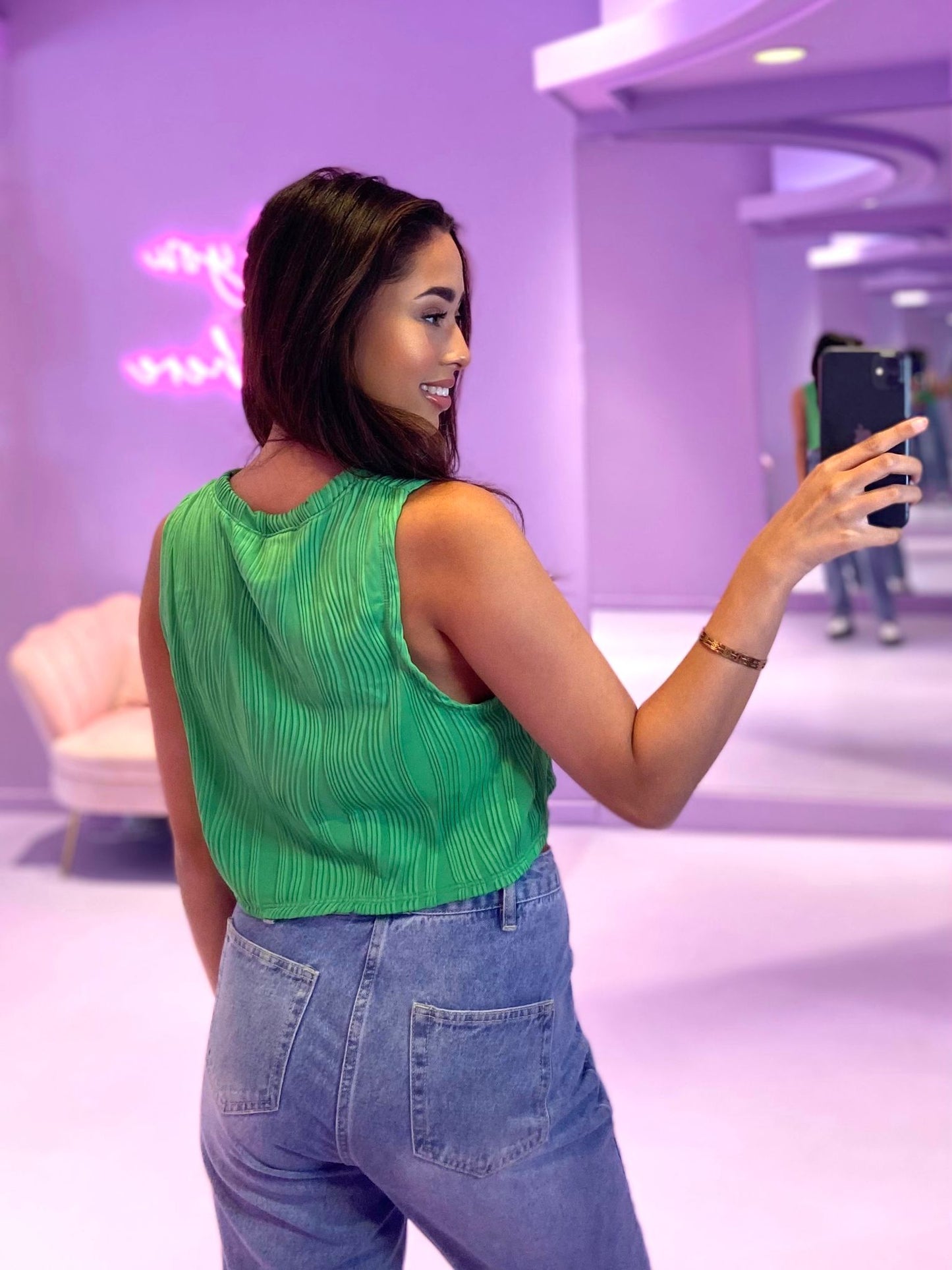 Eline Top Green