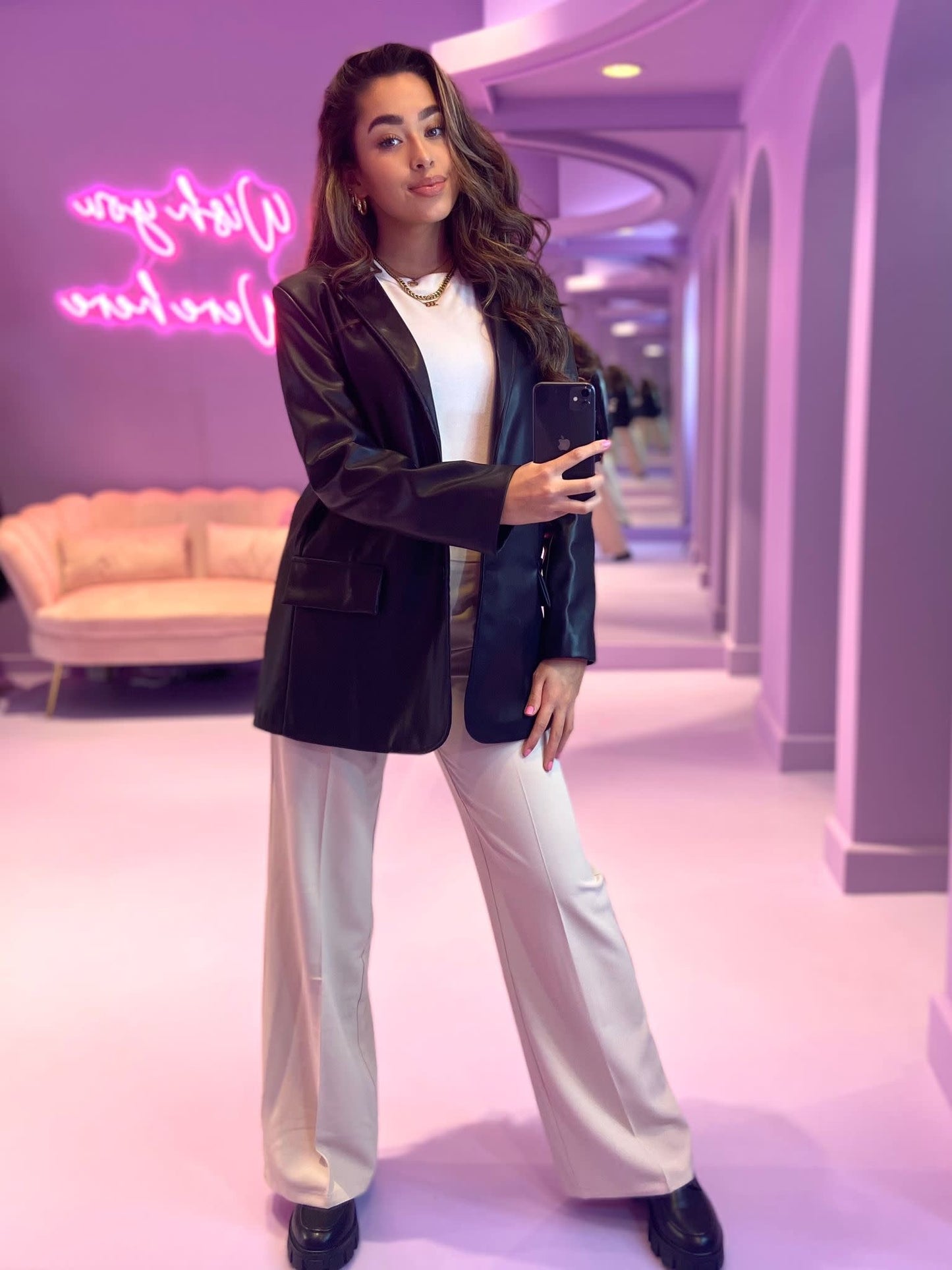 Leather Blazer