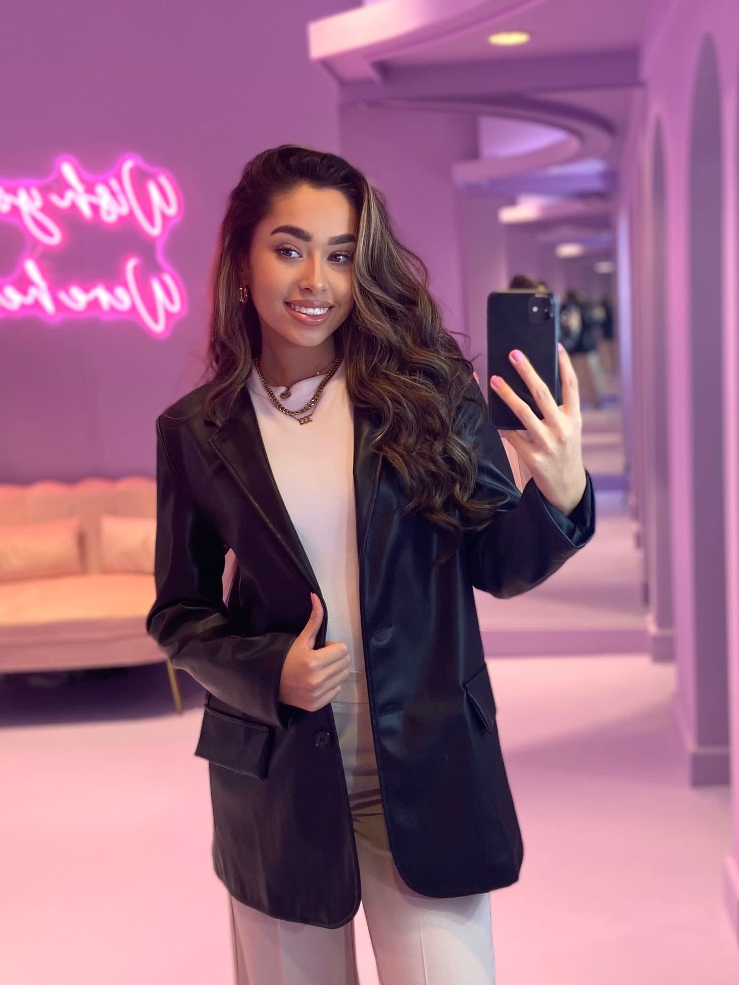 Leather Blazer
