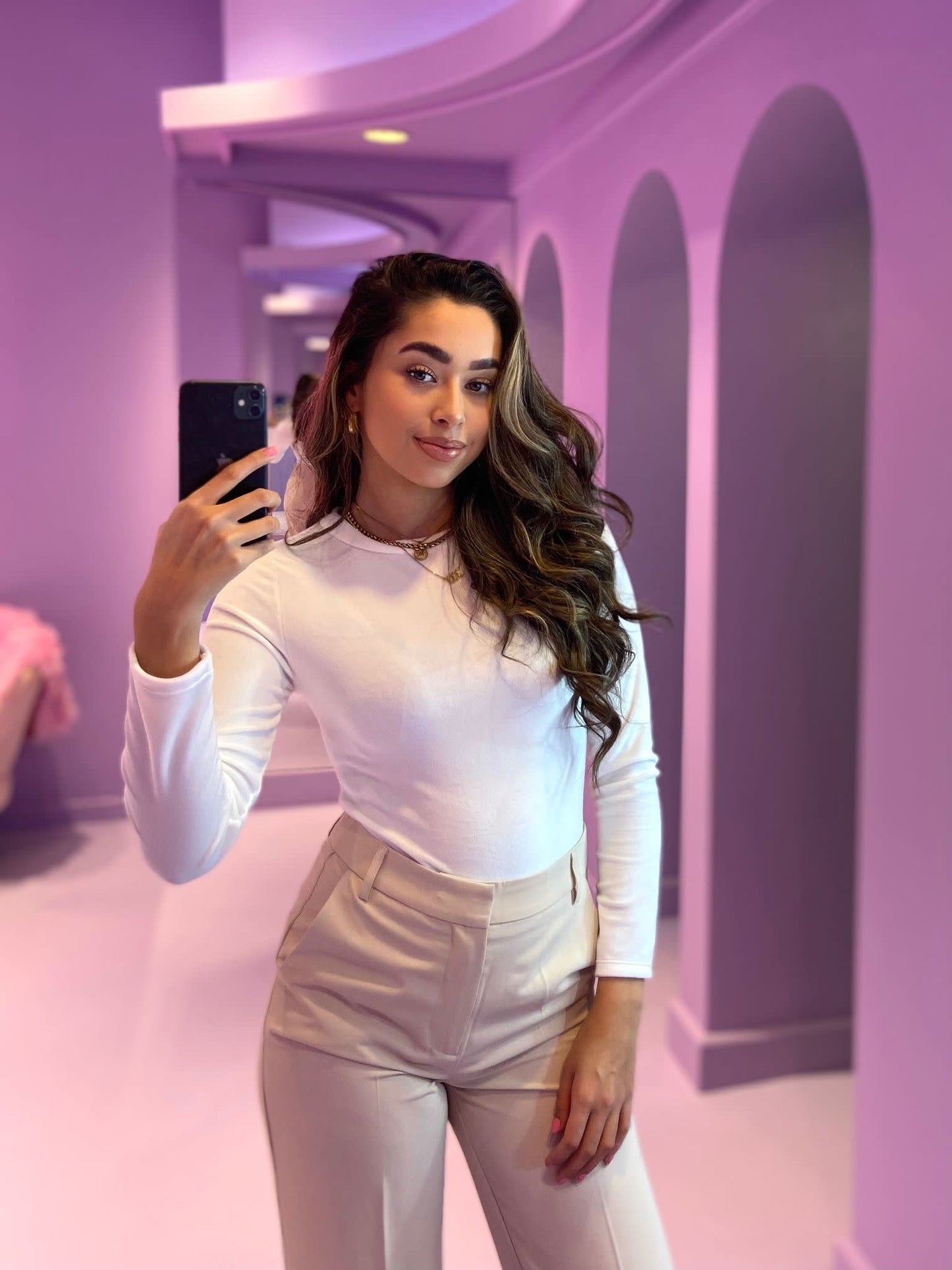 Velvet Bodysuit Wit
