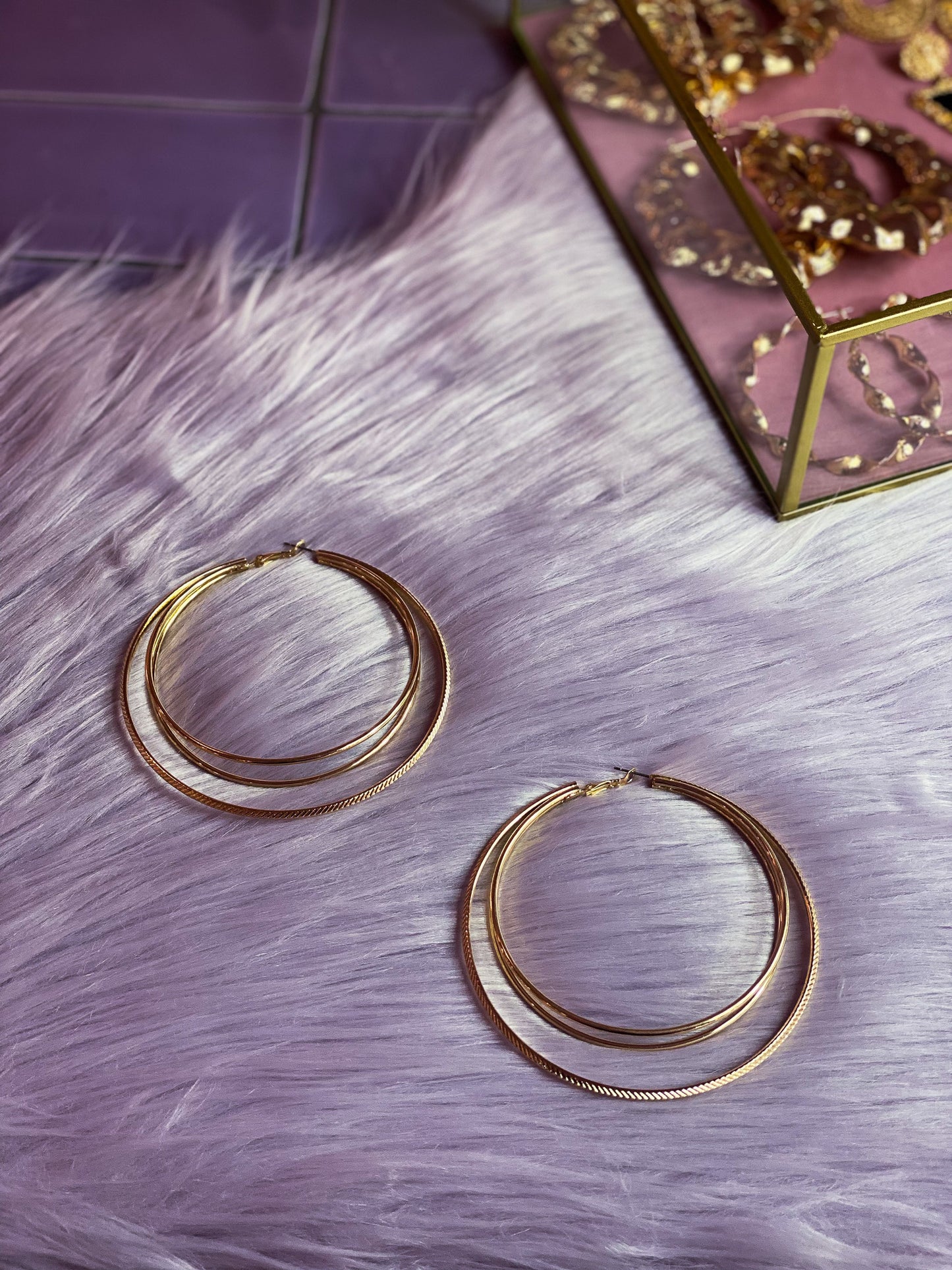 Big Double Hoops