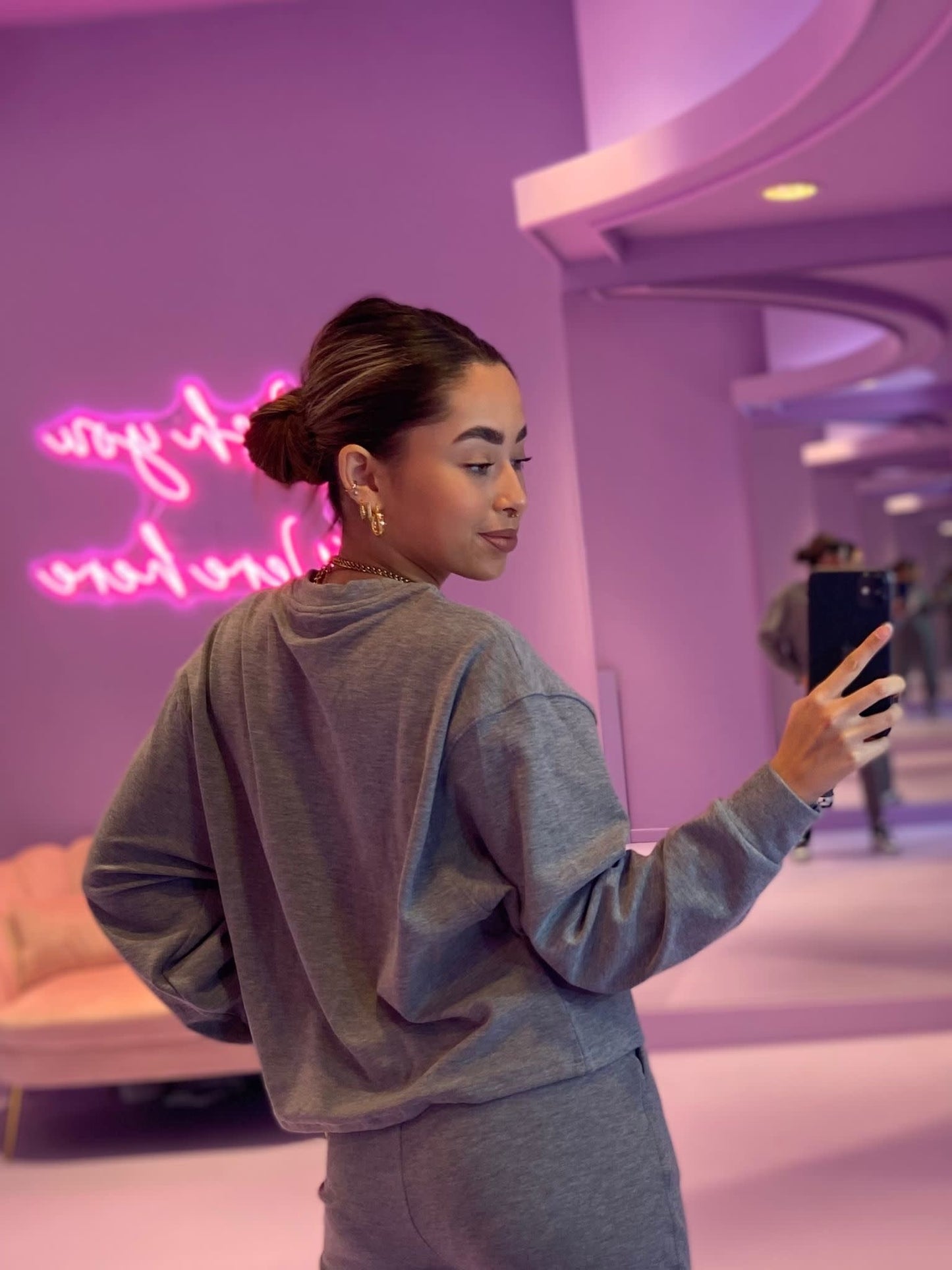Lounge Sweater grijs