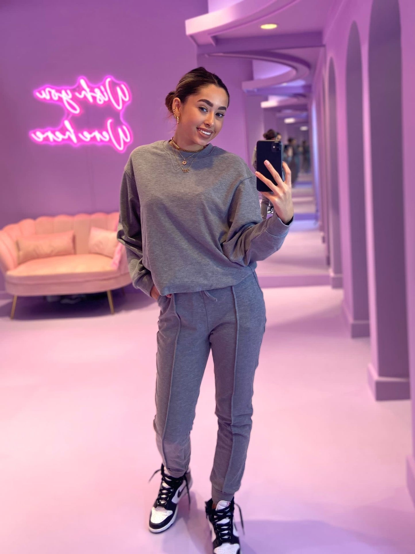 Lounge Sweater grijs