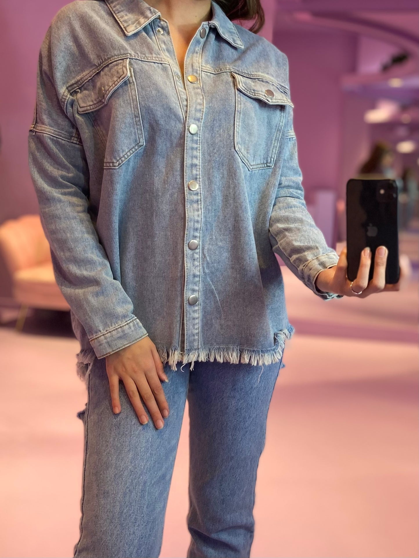 Denim Blouse