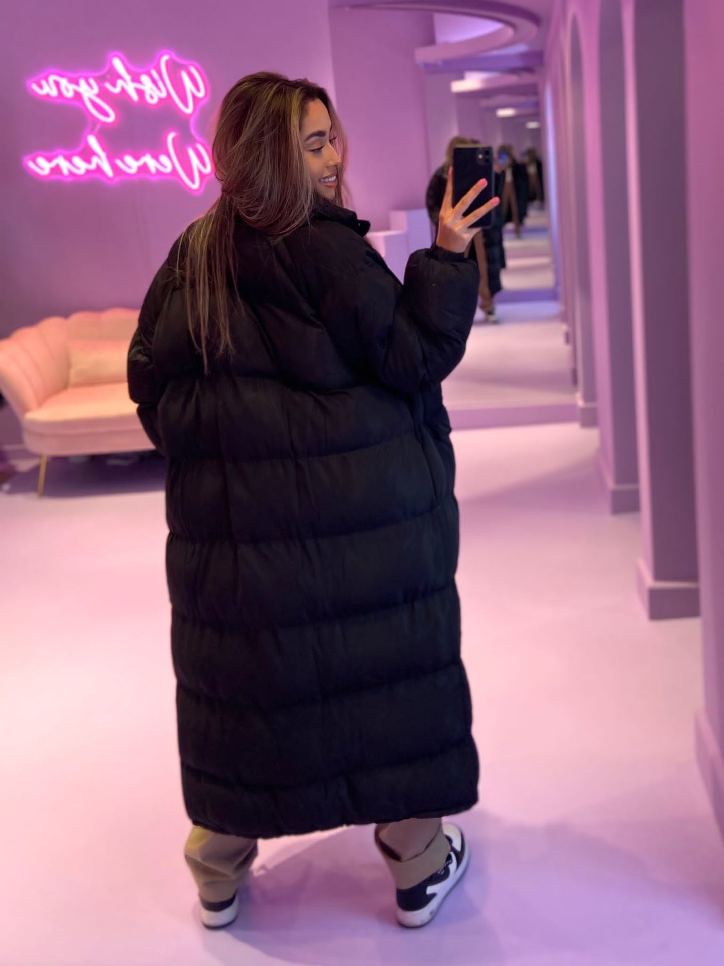 Lange Puffer Jas