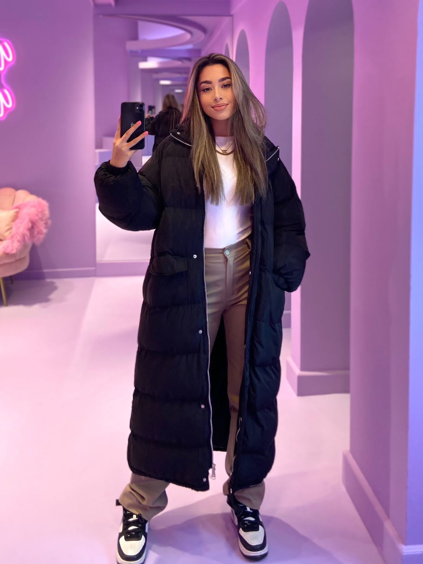 Lange Puffer Jas