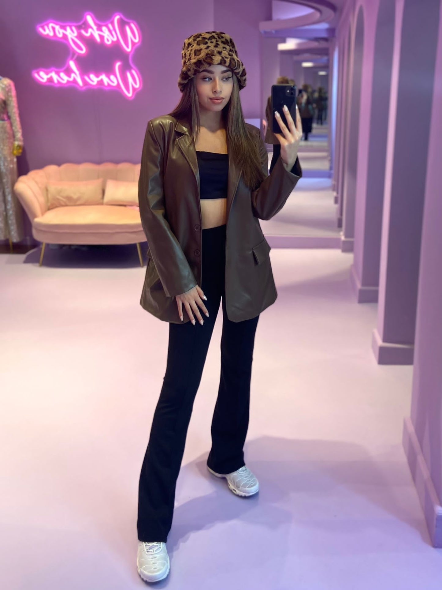 Leather Blazer