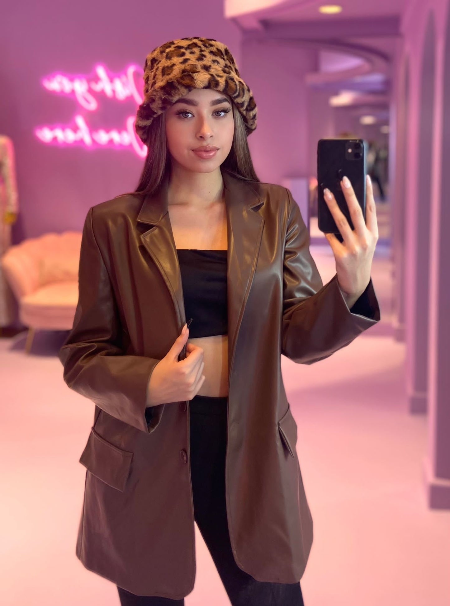 Leather Blazer