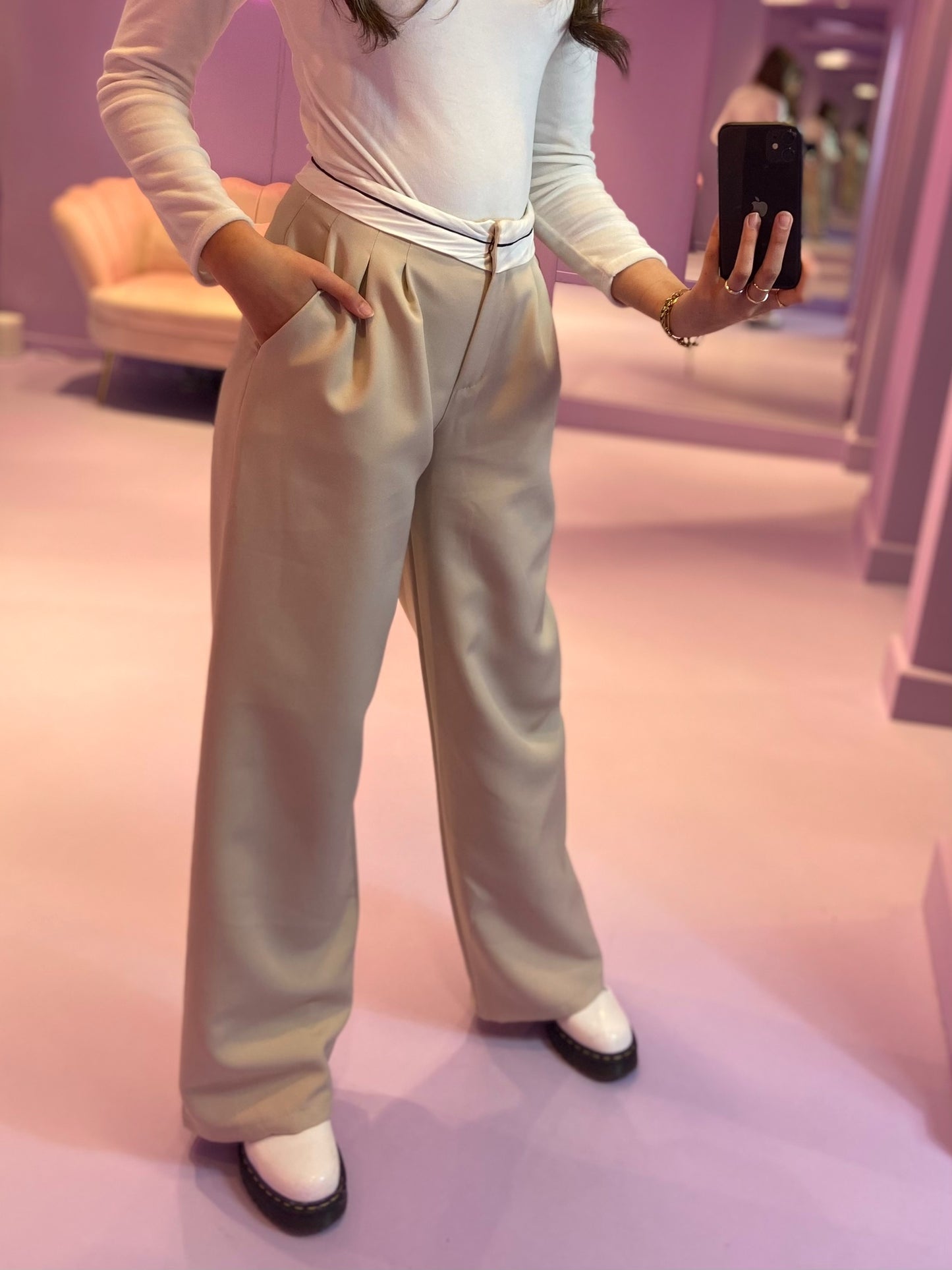 Joycelynn Pantalon Beige