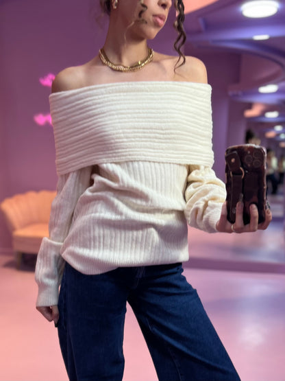 Mena Off-shoulder Sweater