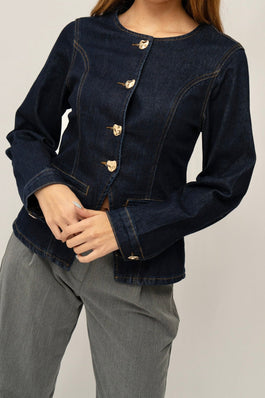Aimee Denim Top