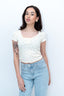 Floral Top Wit