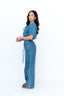 Denim Top Blauw